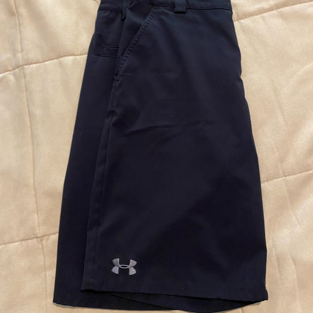 Youth under armor black shorts